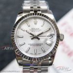 NS Factory Rolex Datejust 31mm On Sale - Silver Face Swiss 2824 Automatic Watch